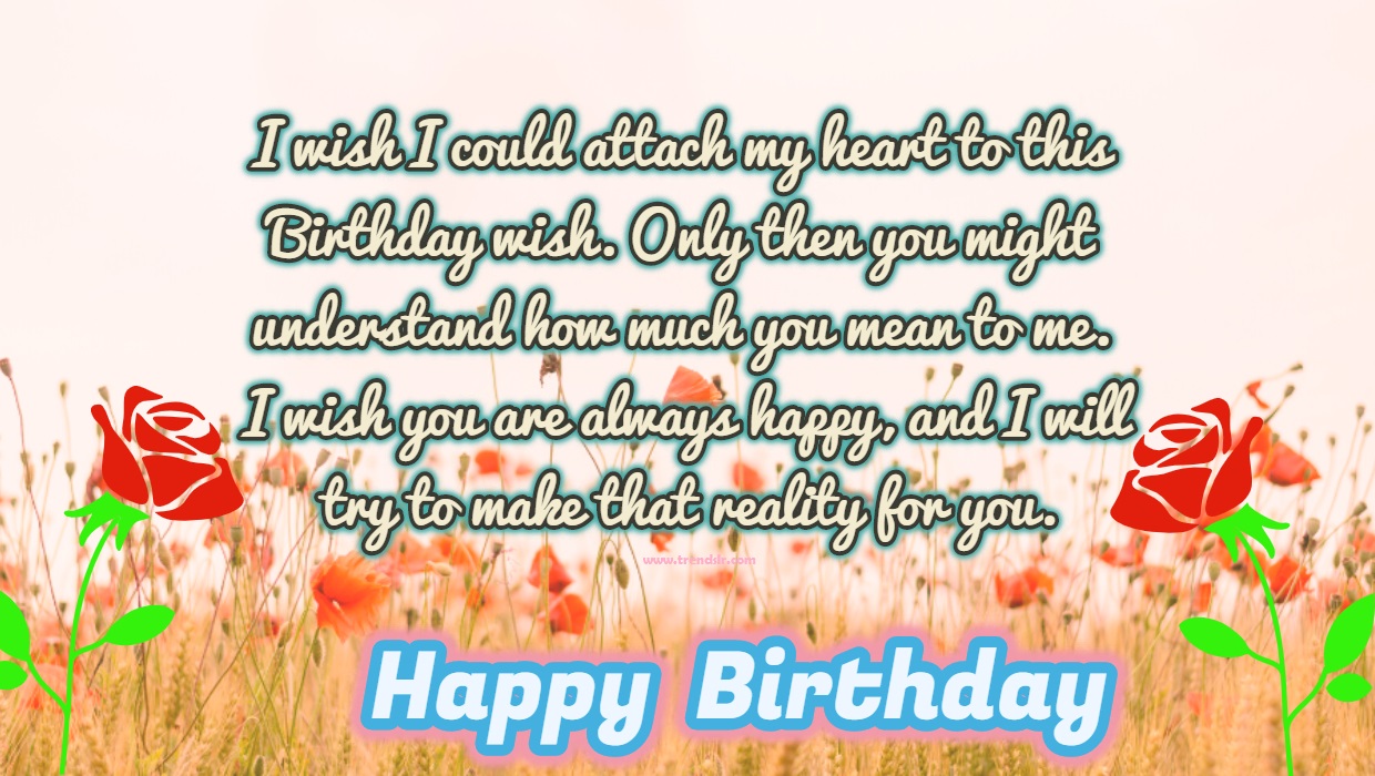 Birthday Wishes Wallpaper Images For Lover | Trendslr