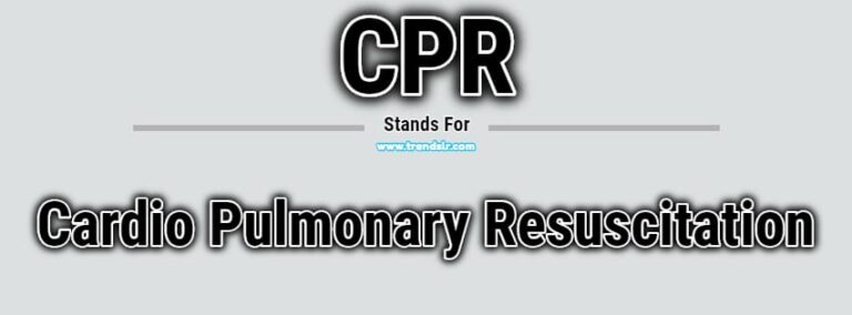 Full Form of CPR | Trendslr